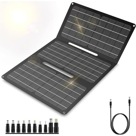12 Volt Waterproof High Efficiency Solar Panel Kit DC for Portable Power Station